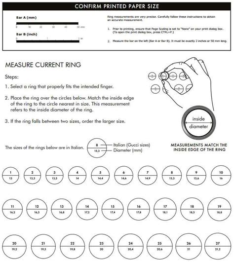 how does gucci ring sizing work|More.